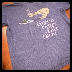 Dr Seuss Green Eggs and Ham retro Men’s T-Shirt L